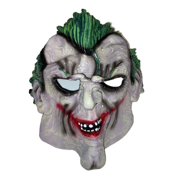 Joker Adult Size Mask 2012 Vintage-Halloween-Horror-Rubies-Warner Bros. - Picture 1 of 6